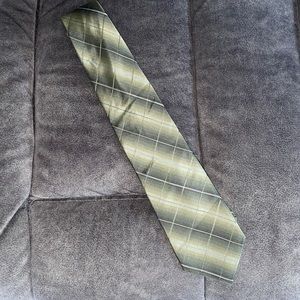 🌻 100% Silk Handsome Designer Green & Blue Tie 👔 Professional 🛍 EUC